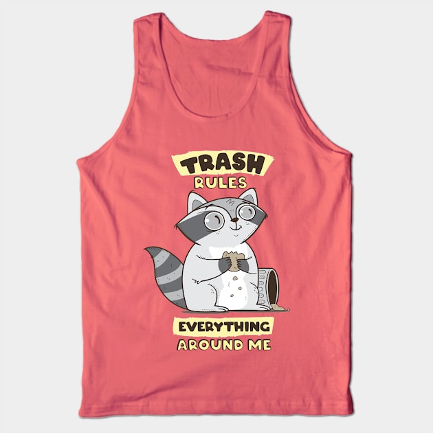 Trash Rules Tank Top by Chonkypurr